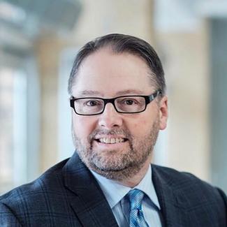 Portrait of Interim President Dennis Johnson 